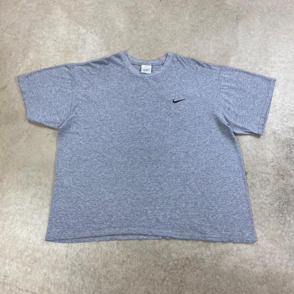 Vintage 90s Nike Shirt Size XL Gray Brown Swoosh Logo Embroidered